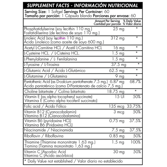 Brainy 60 Softgels Healthy America