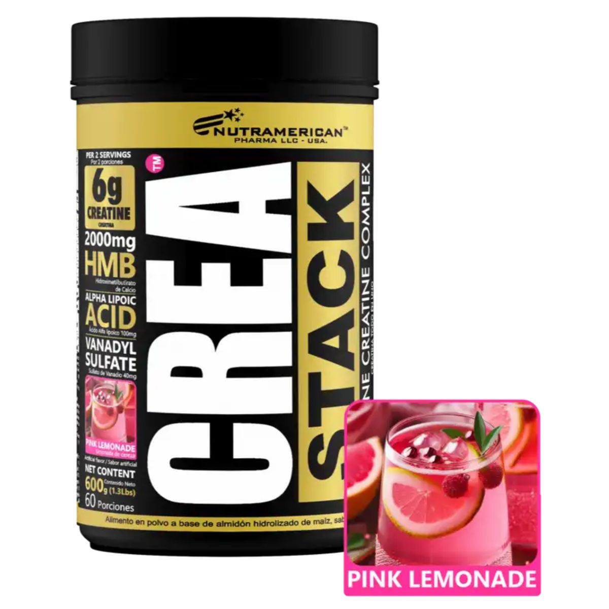 Crea Stack Creatina Monohidrato & HMB 1,3 Lbs