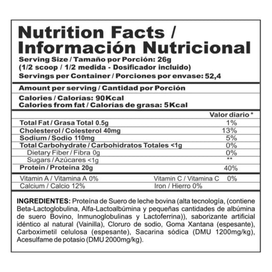 Bi-Pro Classic 3 Libras Bipro Vainilla