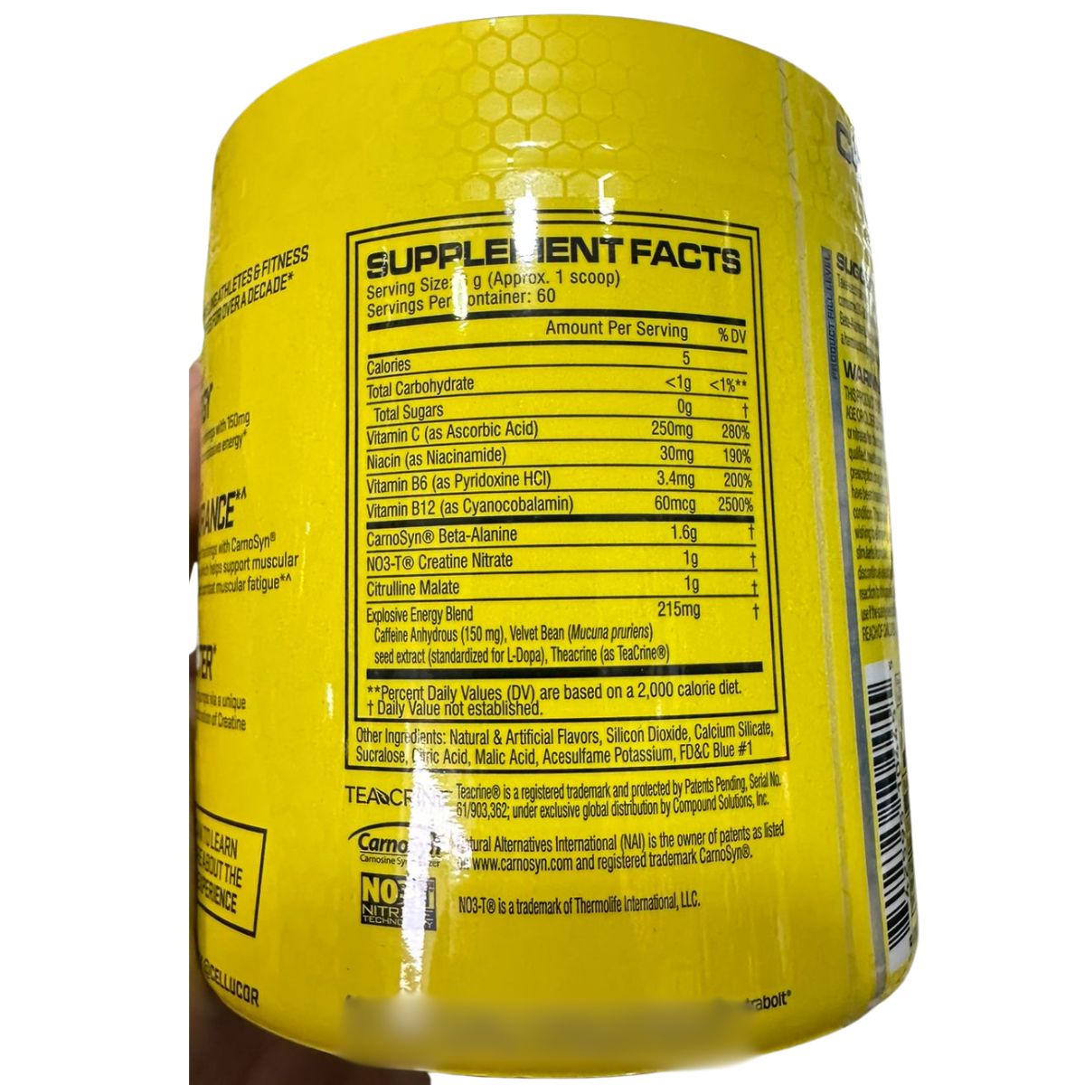 C4 Pre-entreno Cellucor x60 Servicios