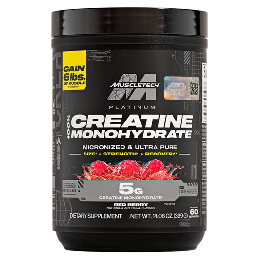 Platinum Creatina Monohidratada 60 Serv Muscletech Con Sabor