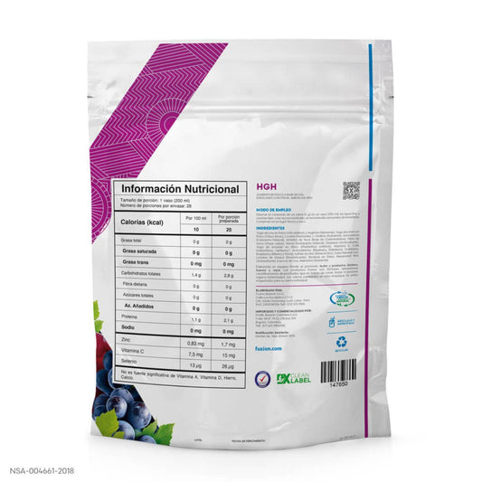 HGH con Uva y Resveratrol 28 Sobres Fuxion