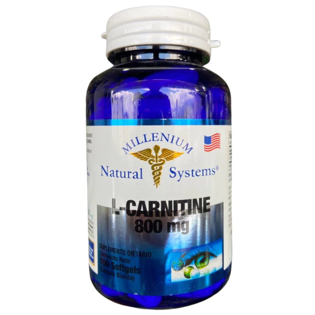 L-Carnitina 800mg X 100 Cápsulas Blandas - Natural Systems