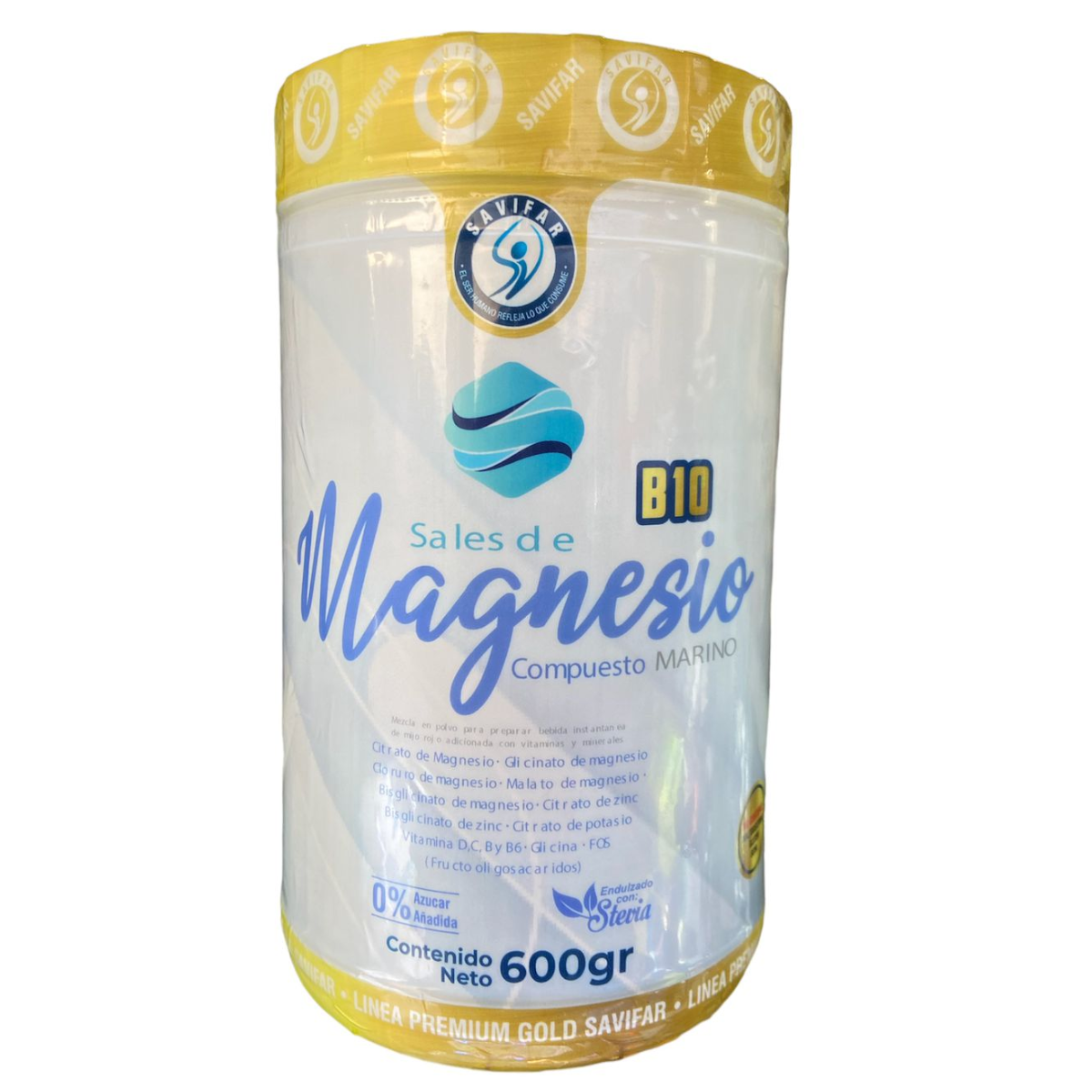 Sales de Magnesio Compuesto Marino 600gr Savifar