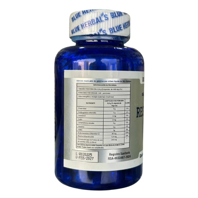 Resveratrol 300mg 100 Caps Blue Herbals