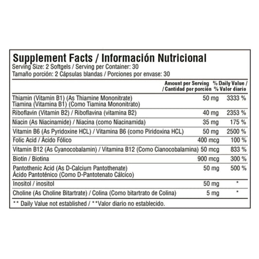 B COMPLEX COMPLETE 60 Softgels Healthy America