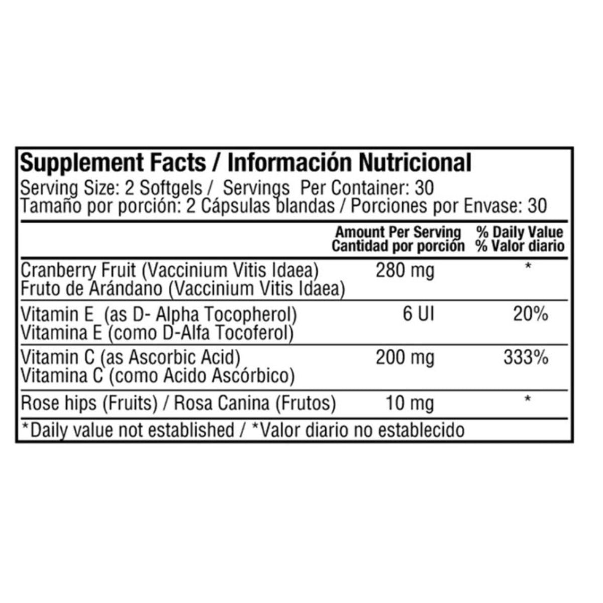 Cistixin Cranberry 60 Softgels - Healthy America