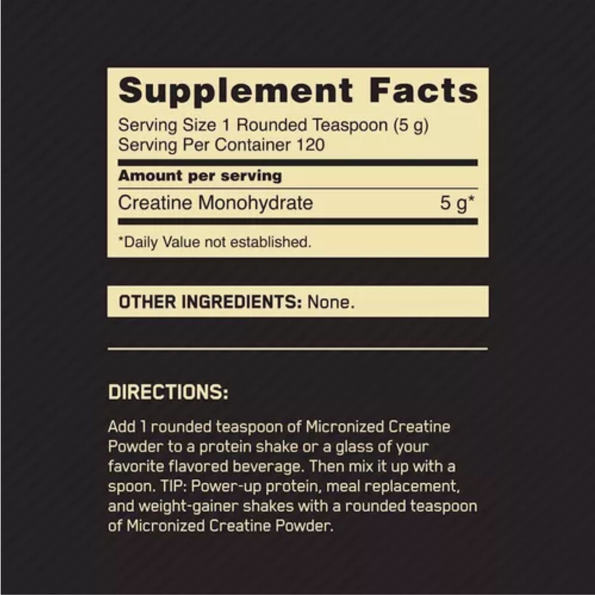 Creatina Monohidrato Micronizada 600gr ON