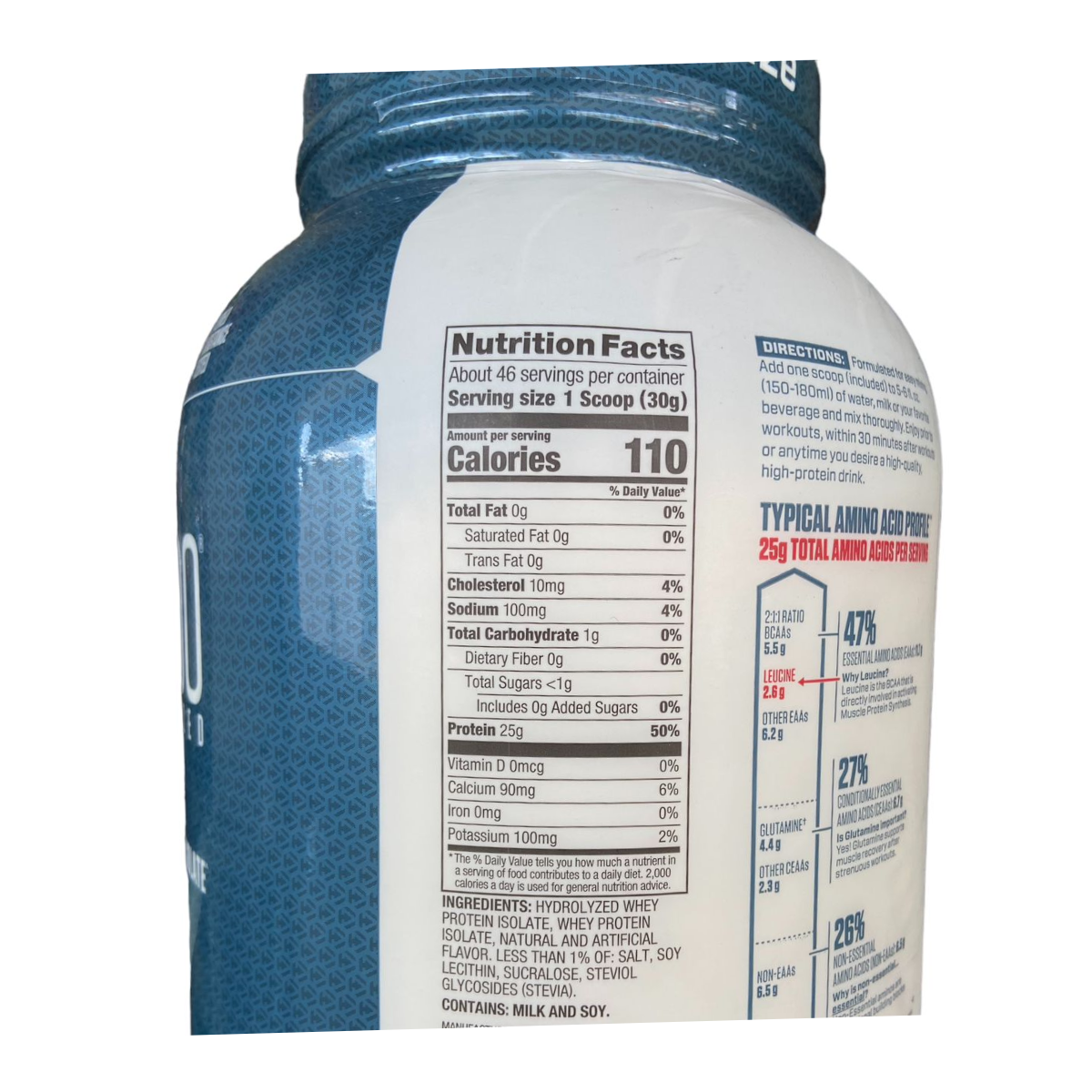 ISO 100 Proteina 3 libras Dymatize