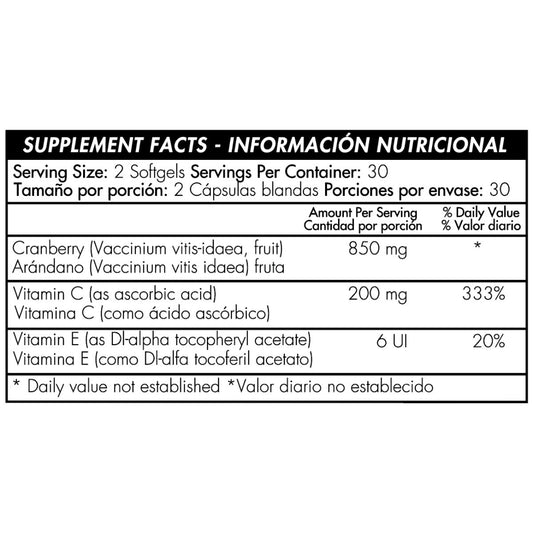 Mega Cranberry 60 Softgels - Healthy America