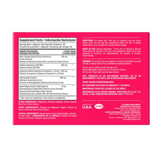 Lyndora 30 Cápsulas  Healthy America