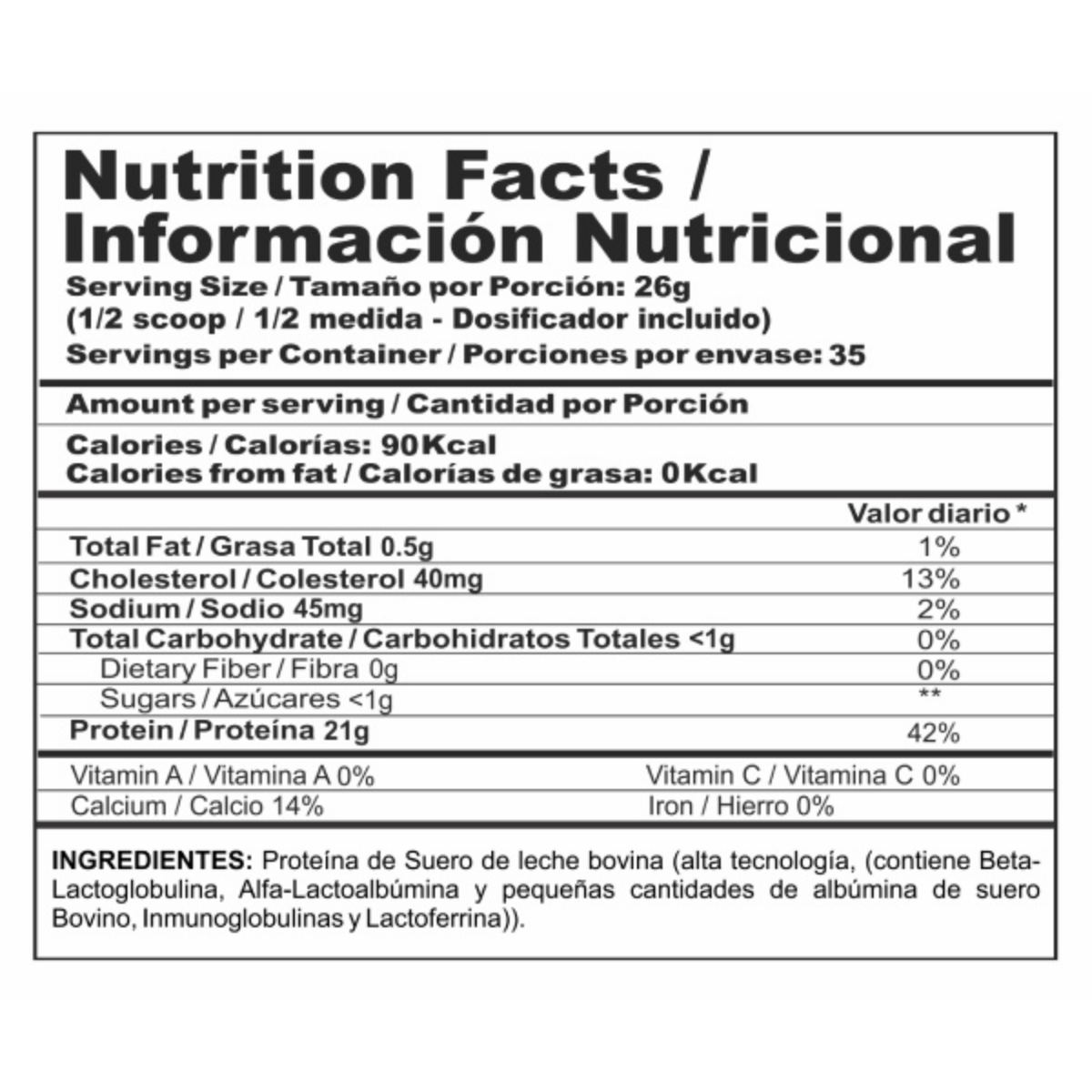 Bi-Pro Classic 2 Libras Bipro Chocolate