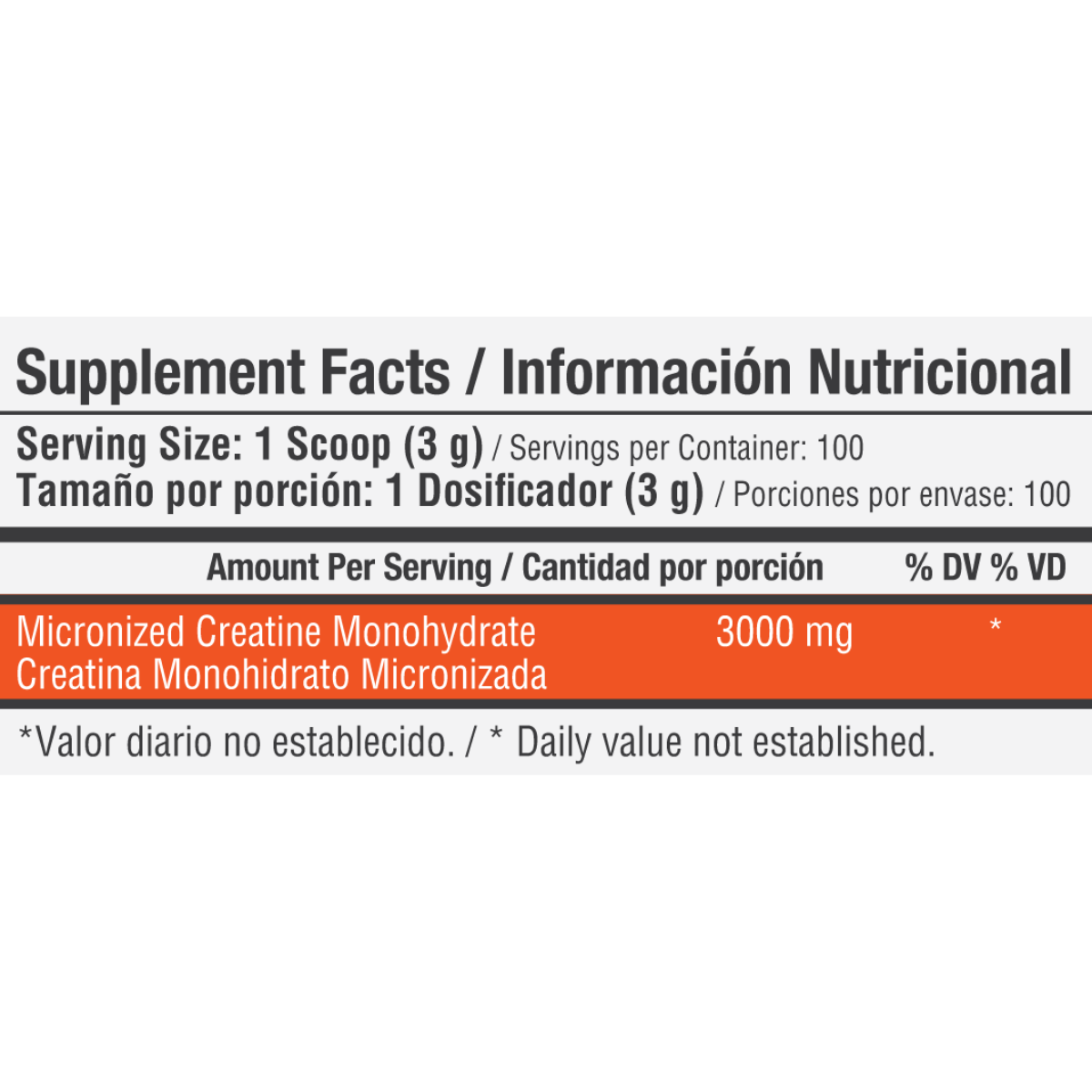 Creatina Monohidratada 300gr Healthy Sports