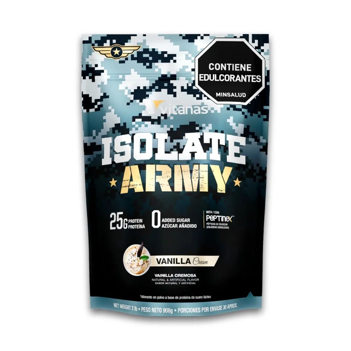 Isolate Army Proteina 2 libras - Vitanas