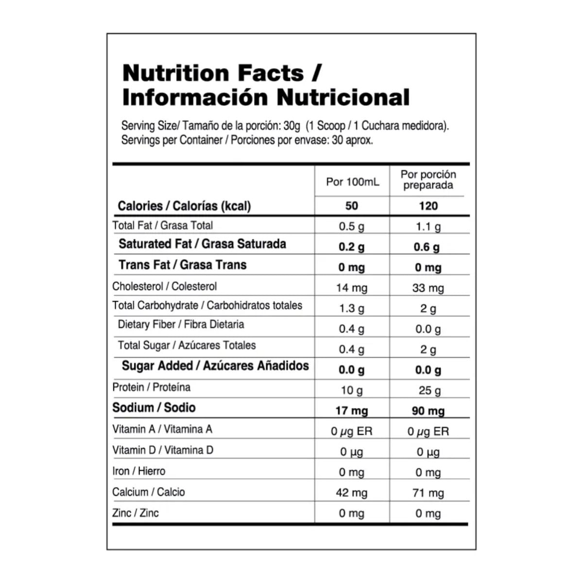 Isolate Army Proteina 2 libras - Vitanas