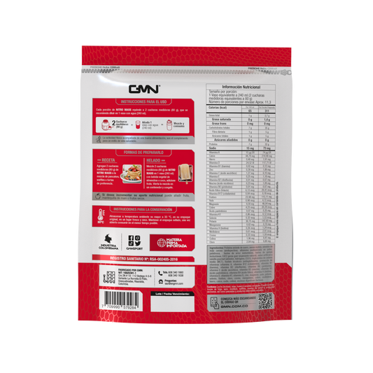 Nitro Mass Proteina 2 Libras Gmn