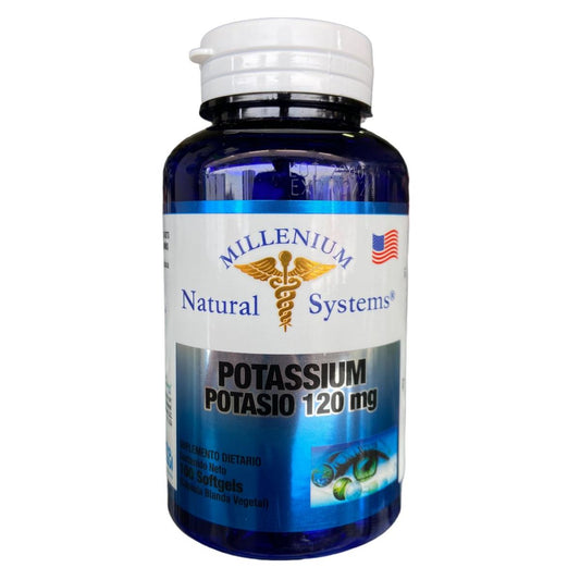 Potasio 120mg 100 Softgels Natural systems