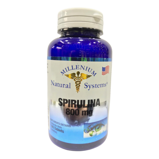 Spirulina 800mg Espirulina X100 Tab Systems