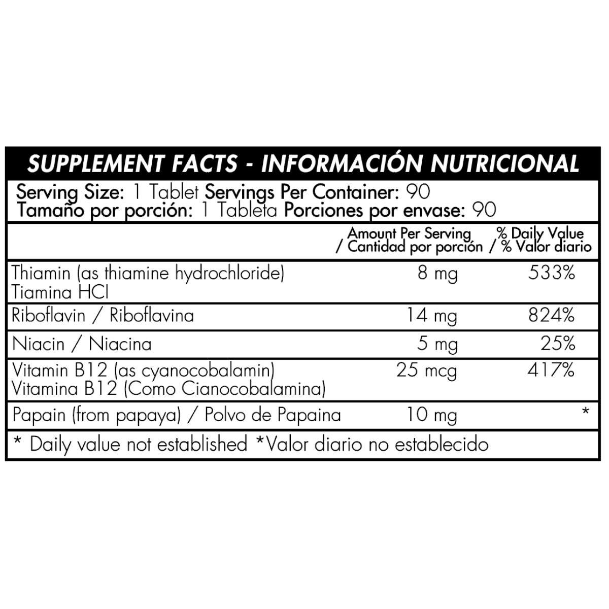 B-Complex with B-12 Complejo B 90 Tabletas | Healthy America