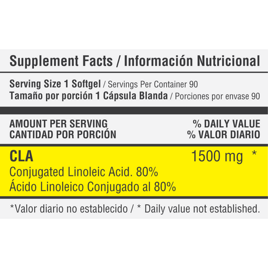 Cla 1500mg X 90 Softgels Healthy Sports