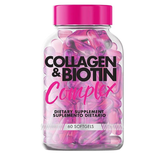 Colageno + Biotina Complex 60 Softgels Healthy America