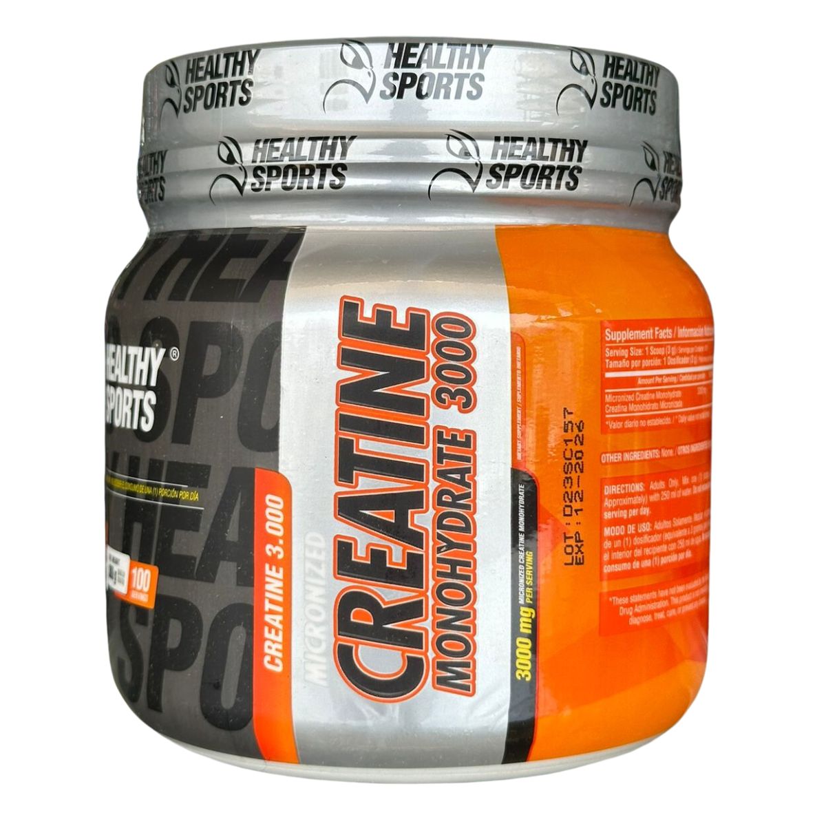 Creatina Monohidratada 300gr Healthy Sports