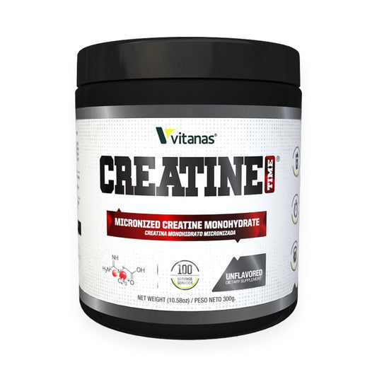 Creatine Time Creatina Monohidratada Micronizada 300gr Vitanas