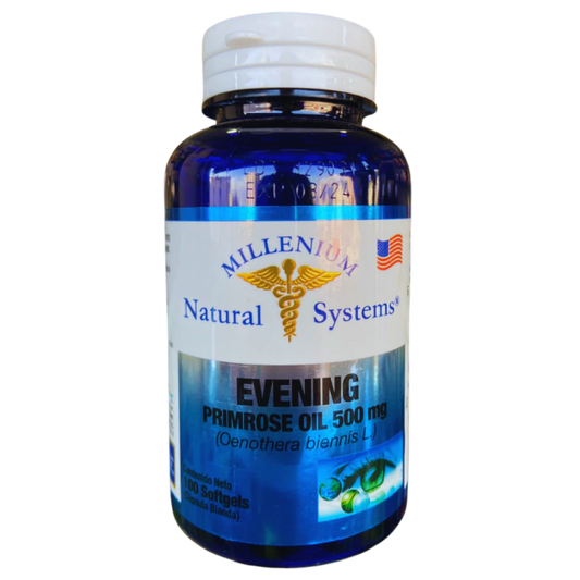 Evening Primrose Oil 500mg Aceite Onagra X 100 Cápsulas