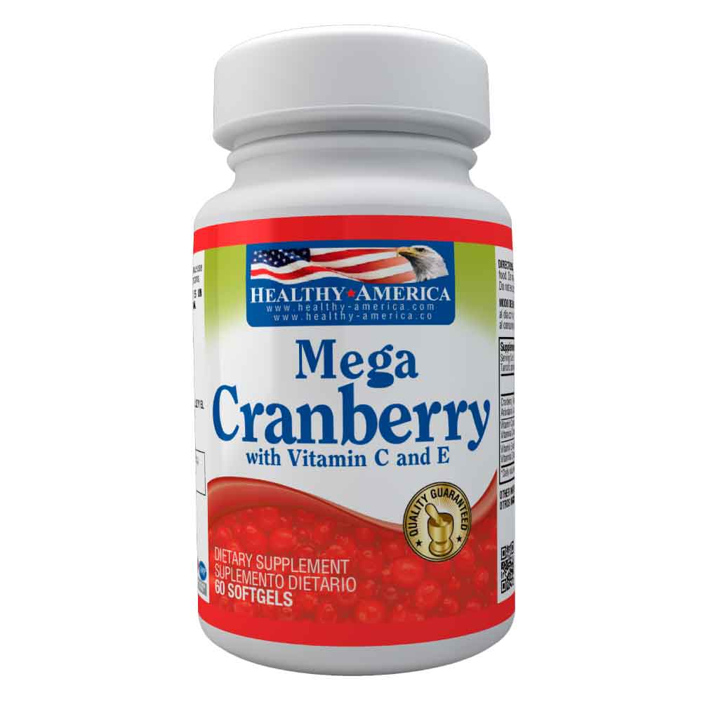 Mega Cranberry 60 Softgels - Healthy America