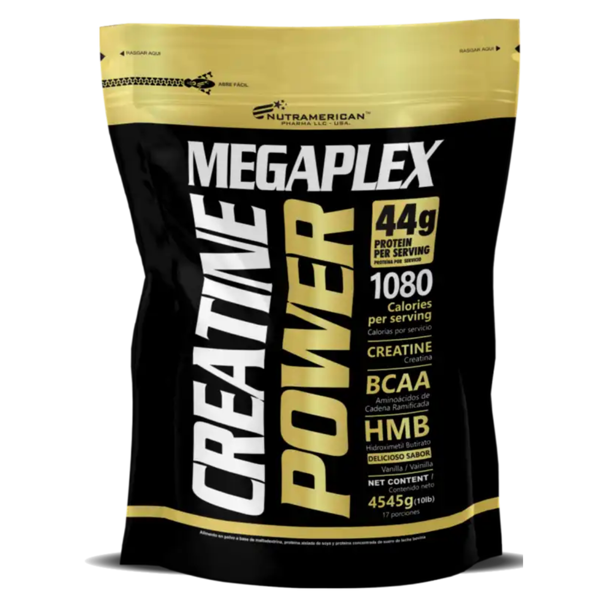 Megaplex Creatine Power 10 Libras - Nutramerican Pharma