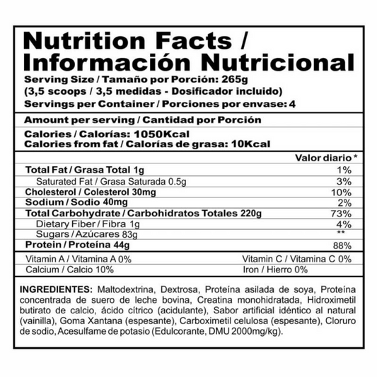 Megaplex Creatine Power 2 Libras Nutramerian Pharma