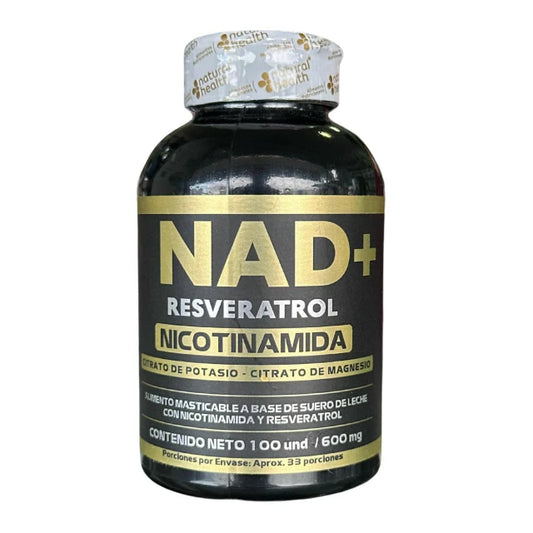 NAD + Resveratrol 100 tabletas Natural Health