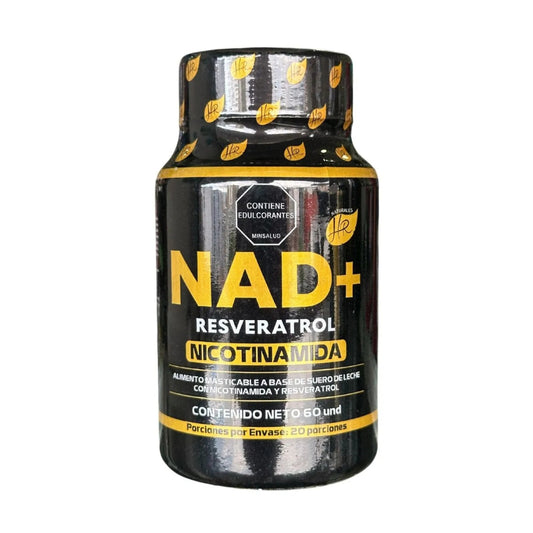 NAD + Resveratrol 60 tabletas Natural Health