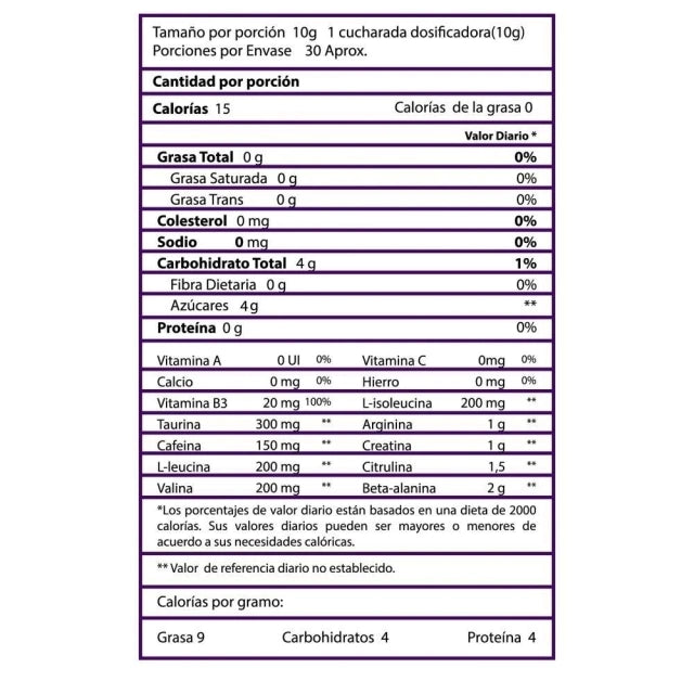 On Pro Force Pre-Entreno 300gr 30 Servicios