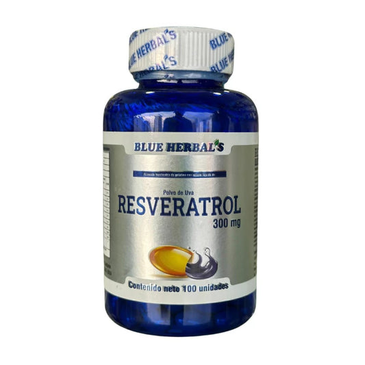 Resveratrol 300mg 100 Caps Blue Herbals