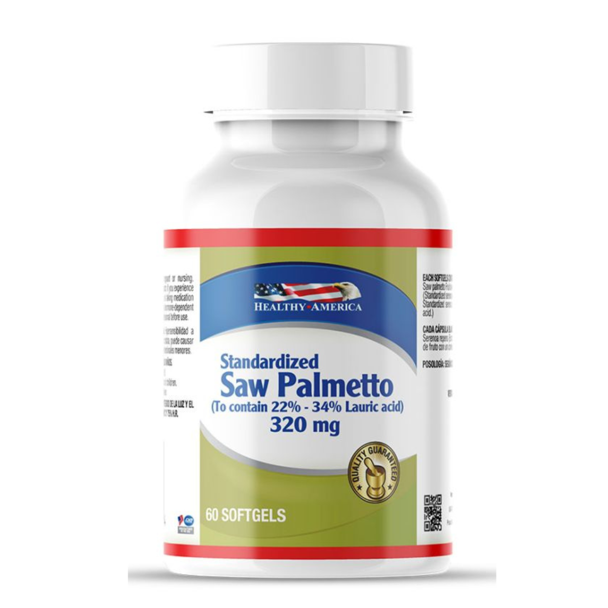 Saw Palmetto 320 mg 60 SOFTGELS  HEALTHY AMERICA
