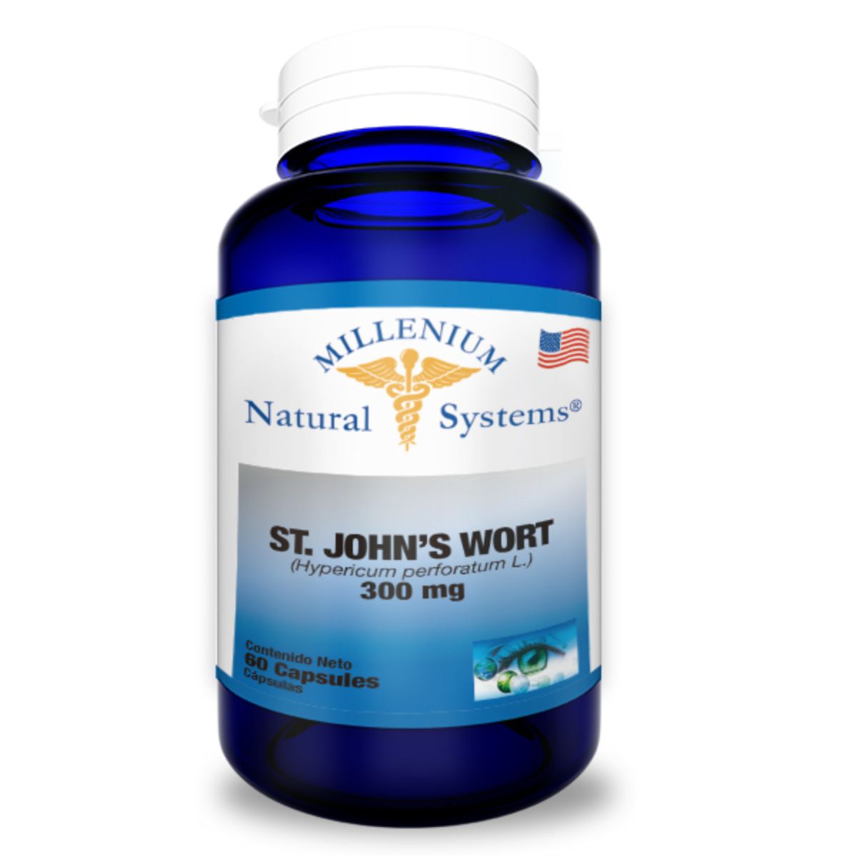 St. John´s Wort 300mg Hierba De San Juan X 60 Cápsulas