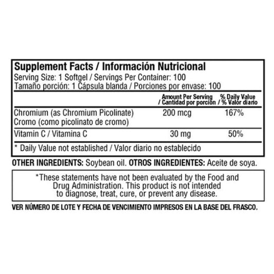 Chromium Picolinate 200mcg - Healthy America