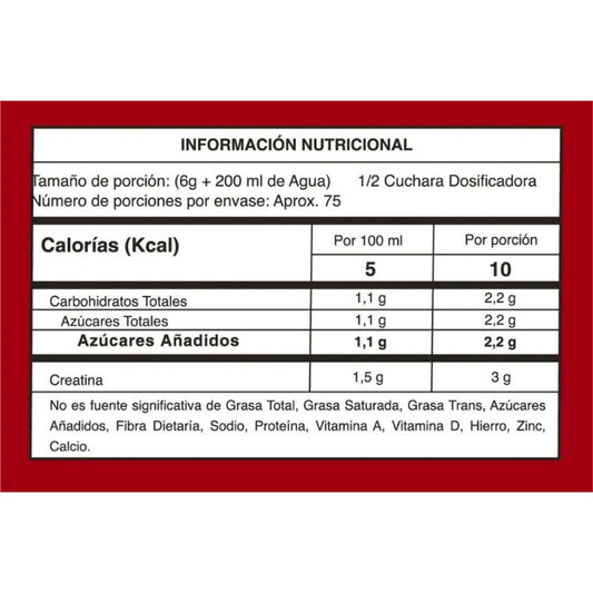 Creatina Complex Tnt 450gr Sin sabor