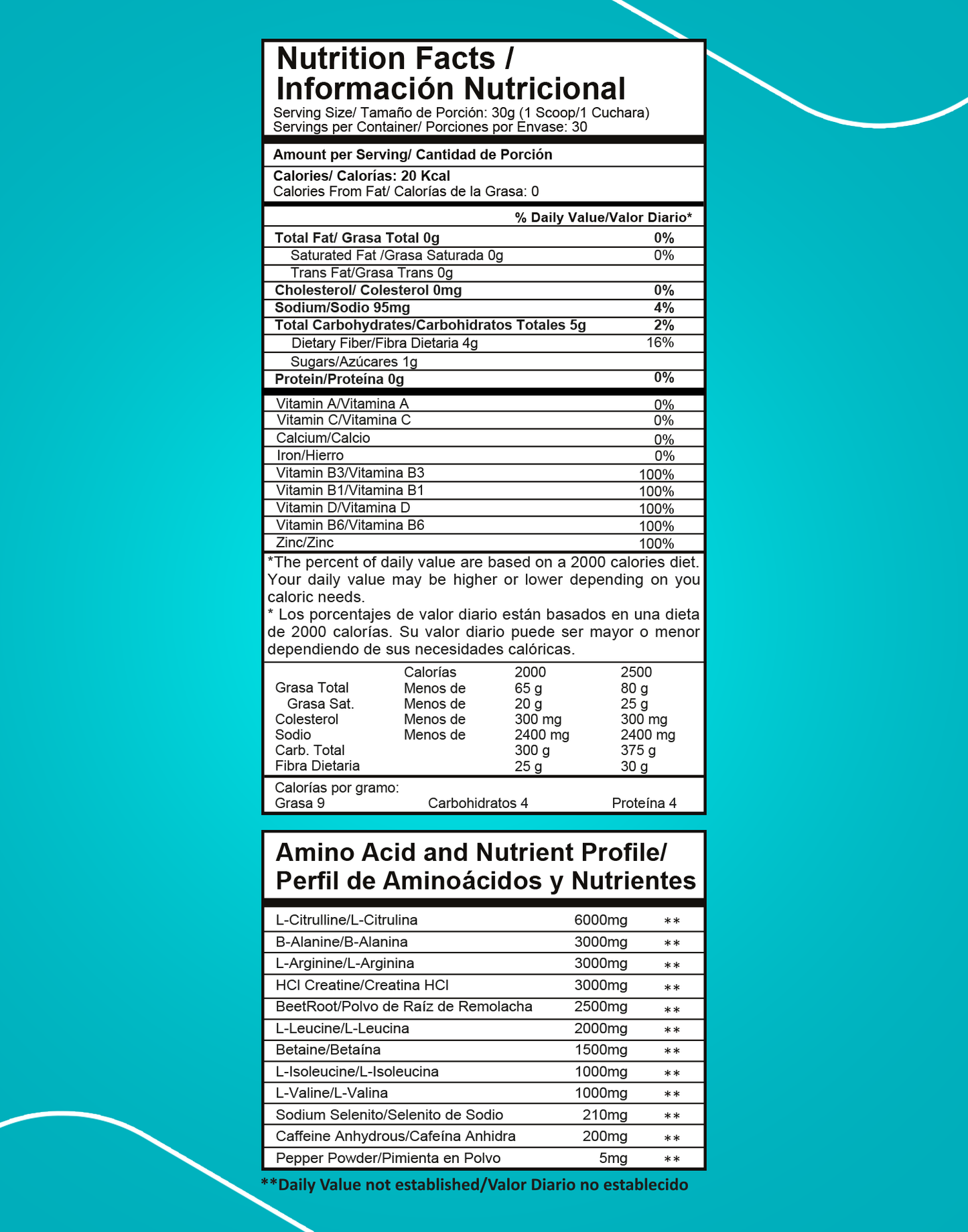 Intenze Pre-Workout 30 Servicios Proscience