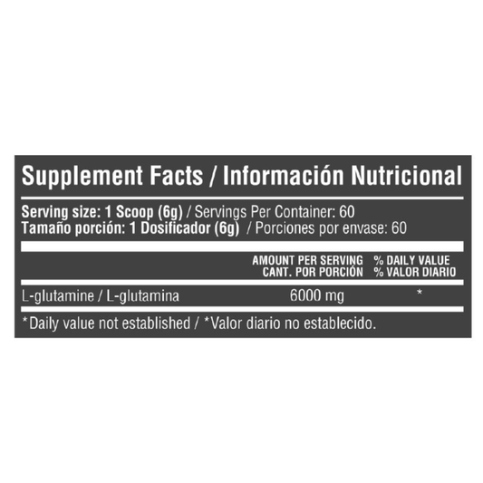 L-Glutamina 6000mg 360gr Healthy Sports