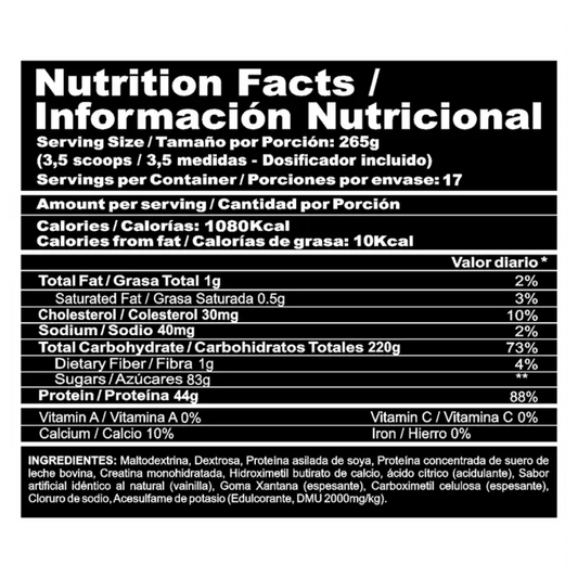 Megaplex Creatine Power 10 Libras - Nutramerican Pharma