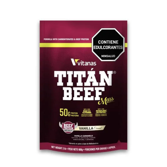 Titan Beef Mass Proteína de Carne 2 lbs VITANAS