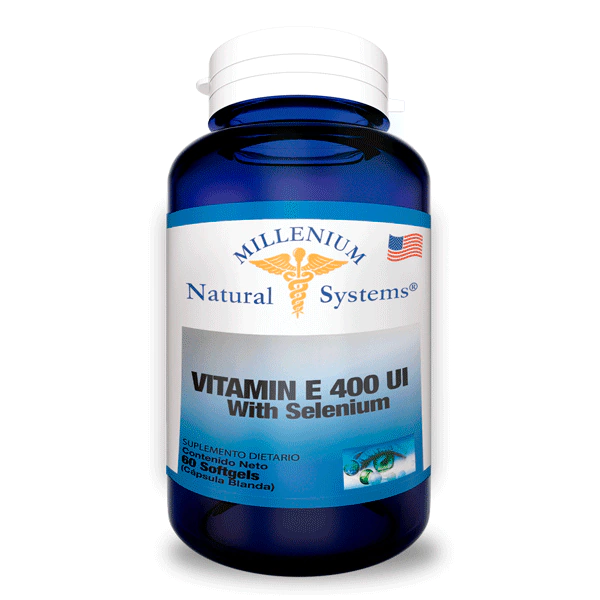 Vitamina E 400 Ui + Selenio X 60 Cápsulas - Natural Systems