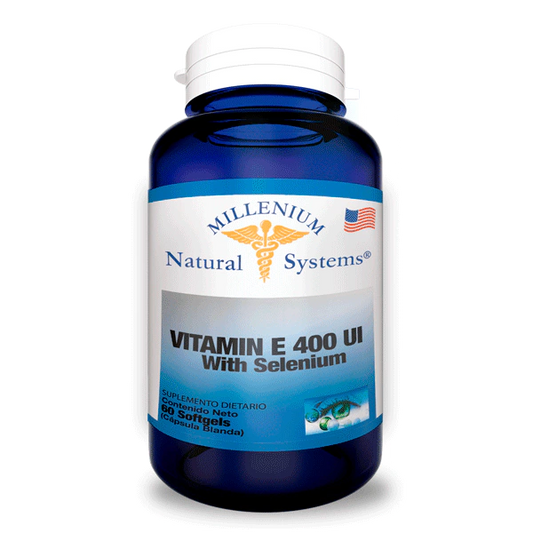 Vitamina E 400 Ui + Selenio X 60 Cápsulas - Natural Systems